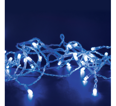  300 LED ΛΑΜΠ. ΣΕΙΡΑ (ANA 5cm), ΜΠΛΕΑΝΤΑΠΤ.(31VDC) & 8 ΠΡΟΓΡΑΜ.,IP44, 15m, ΔΙΑΦ ΚΑΛ