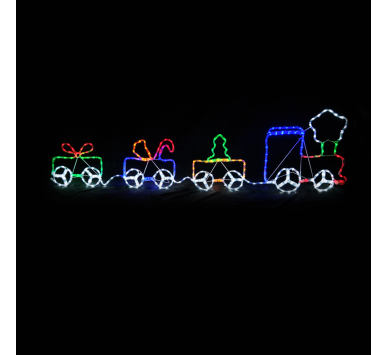  "TRAIN" 312 LED 13m ΜΟΝΟΚ. ΦΩΤ., ΠΟΛΥΧΡΩΜ., ΣΤΑΘΕΡ., IP44, 200Χ51CM, 1.5m ΚΑΛ.