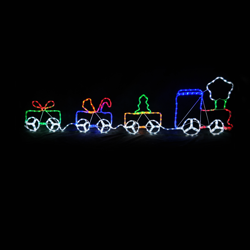  "TRAIN" 312 LED 13m ΜΟΝΟΚ. ΦΩΤ., ΠΟΛΥΧΡΩΜ., ΣΤΑΘΕΡ., IP44, 200Χ51CM, 1.5m ΚΑΛ.