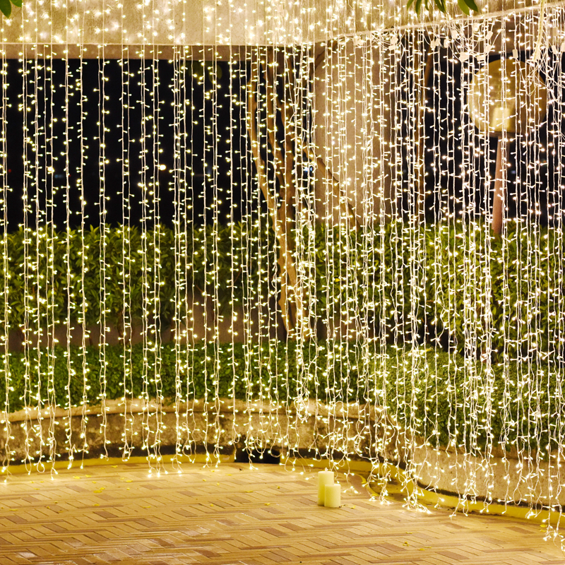  360 FLASH LED ΚΟΥΡΤΙΝΑ ΛΑΜΠ., WW,ΑΝΤΑΠΤ.(31VDC),IP44, 200x200cm, ΠΡΑΣΙΝΟ ΚΑΛ.