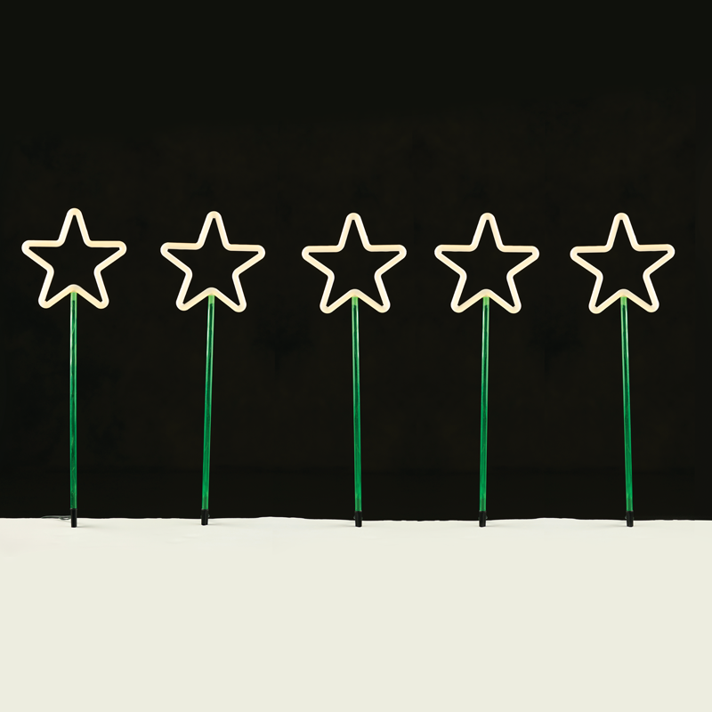  "5 GARDEN STARS", 400 WW LED 8 ΛΕΙΤΟΥΡΓ., ΑΝΤΑΠ. (31VDC) IP44 400X66CM (1m ΑΠΟΣΤ.), 5m. ΚΑΛ. ΤΡΟΦ