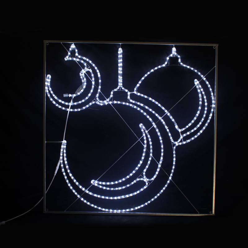  "THREE CHRISTMAS BALL",414 LED ΕΠΙΣΤΗΛ ΣΧΕΔ. 11.5m ΜΟΝΟΚ. ΦΩΤΟΣ,CW ΣΤΑΘ,IP44,120x120CM,1.5m ΤΡΟΦ.