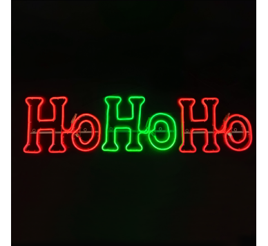 HOHOHO 750 DOUBLE NEON LED  ΦΩΤ. 7,5m ΠΡΑΣΙΝΟ & ΚΟΚΚΙΝΟ FLASH IP65 133*30cm 1.5m ΚΑΛ.