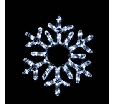  "SNOWFLAKE" 96 LED ΣΧΕΔΙΟ 4m ΜΟΝΟΚΑΝΑΛ ΦΩΤΟΣΩΛ ΨΥΧΡΟ ΛΕΥΚΟ IP65 38cm 1.5m ΚΑΛΩΔ