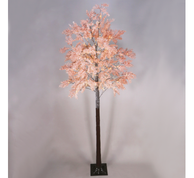  “SNOW FLOWER TREE” 160 WW LED ΛΑΜΠΑΚ. ΑΝΤΑΠΤ. (4,5V) IP44 ΥΨΟΣ 240CM ΒΑΣΗ 26x26CM 3M ΚΑΛΩΔ ΤΡΟΦ.