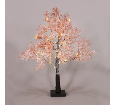  “SNOW FLOWER TREE” 29 WW LED ΛΑΜΠΑΚ. IP20 3xAA ΥΨΟΣ 60CM ΒΑΣΗ 10x10CM
