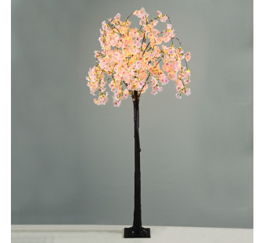 CHERRY BLOSSOM TREE 400 WW LED ΛΑΜΠ. ΑΝΤΑΠΤ:4,5V IP44 ΥΨΟΣ 180cm ΒΑΣΗ:21x21cm 5m ΚΑΛ ^