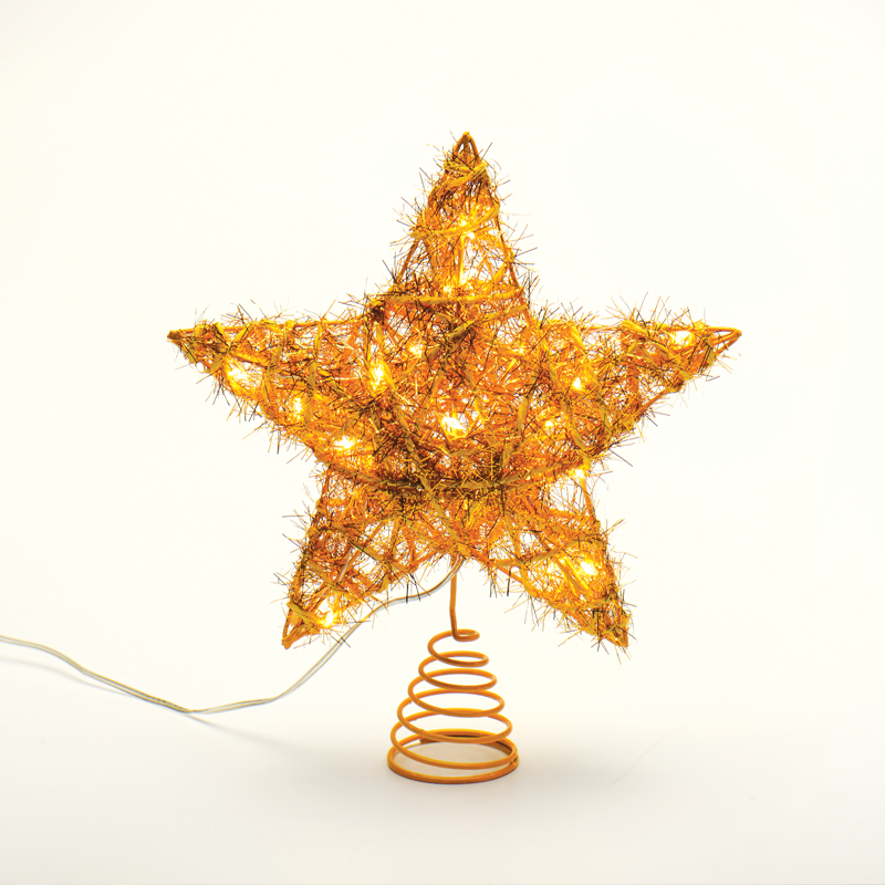  "GOLD CONVEX STAR" 20 MINI WW LED ΛΑΜΠ. ΜΠΑΤ. 3ΧΑΑ,IP20 23x5x20cm