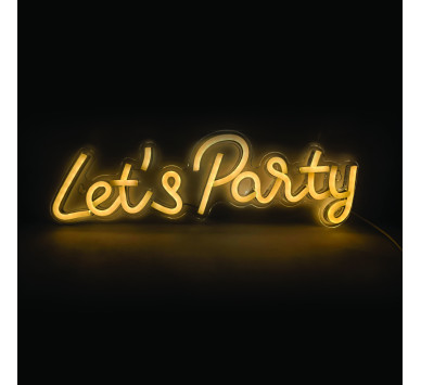 LET'S PARTY 125 NEON LED ΛΑΜΠ USB ΚΑΛ 2m ΘΕΡΜΟ IP20 41*1,6 *13,5cm 2m ΚΑΛ