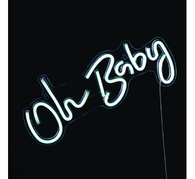 ΟΗ ΒΑΒΥ 140 NEON LED ΛΑΜΠ USB ΚΑΛ 2m ΨΥΧΡΟ IP20 42*1,6*17,5cm cm