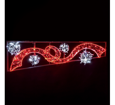RIBBON WITH BALLS ΔΕΞΙ 512LED ΣΧΕΔ 6m ΜΟΝΟΚ 16m ΛΑΜΠ ΣΕΙΡ KOKK&ΨΥΧΡ ΛΕΥΚ ΣΤΑΘ IP65 200x60cm 1,5m ΚΑΛ