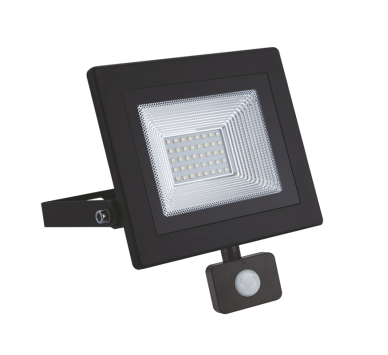 LED SENSOR FLOODLIGHT IP66 30W 3.000K 230V 2500Lm 12pcs/cart