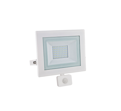LED SENSOR WHITE FLOOD IP66 50W 4.000K 230V 4100Lm 8pcs/car