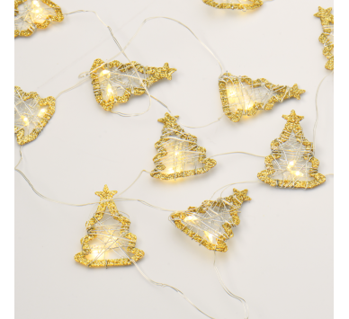 “DIAMOND & JEWELRY STRING LIGHTS” XΡΙΣΤΟΥΓΕΝΝΙΑΤΙΚΟ ΔΕΝΤΡΟ 20 LED ΛΑΜΠΑΚ ΣΕΙΡΑ ΜΠΑΤΑΡ(2xΑΑ) ΘΕΡΜΟ