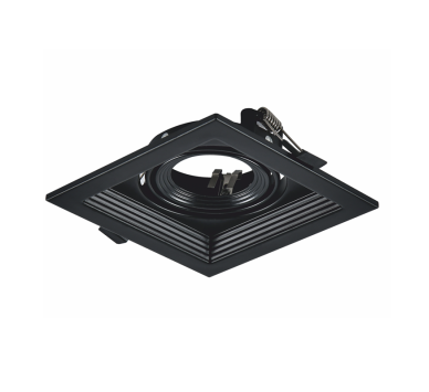 BLACK COLOR SPOT 1xGU10 130x130