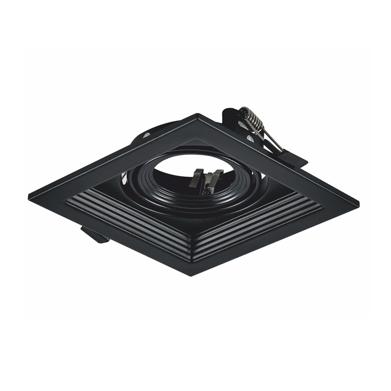 BLACK COLOR SPOT 1xGU10 130x130