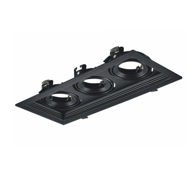 BLACK COLOR SPOT 3xGU10 130x320