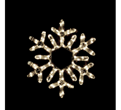  "SNOWFLAKE" 96 LED ΣΧΕΔΙΟ 4m ΜΟΝΟΚΑΝΑΛ ΦΩΤΟΣΩΛ ΘΕΡΜΟ ΛΕΥΚΟ IP44 38cm 1.5m ΚΑΛΩΔ