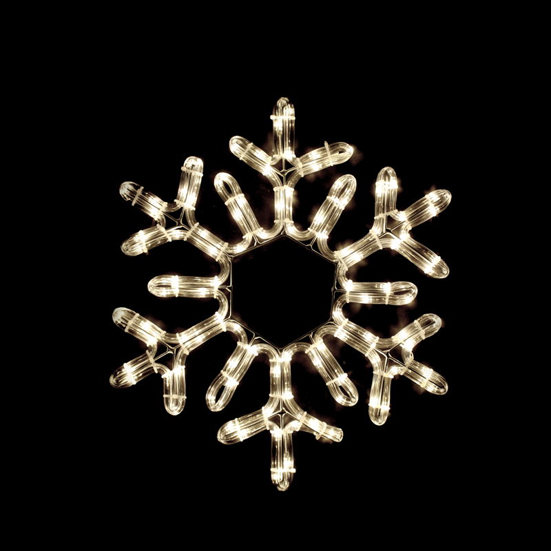  "SNOWFLAKE" 96 LED ΣΧΕΔΙΟ 4m ΜΟΝΟΚΑΝΑΛ ΦΩΤΟΣΩΛ ΘΕΡΜΟ ΛΕΥΚΟ IP44 38cm 1.5m ΚΑΛΩΔ