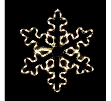  "SNOWFLAKE" 96 LED ΣΧΕΔΙΟ 4m ΜΟΝΟΚΑΝΑΛ ΦΩΤΟΣΩΛ ΘΕΡΜΟ ΛΕΥΚΟ ΜΗΧΑΝΙΣΜΟ FLASH IP44 56cm 1.5m ΚΑΛΩΔ