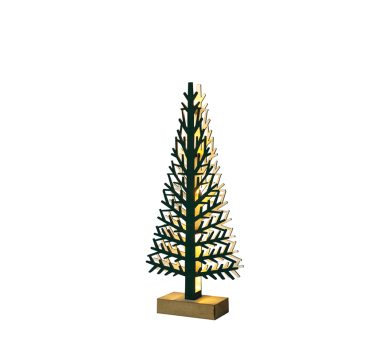 “WOODEN XMAS TREE LIGHT” ΠΡΑΣΙΝΟ ΔΕΝΤΡΟ-ΜΙΚΡΟ 5 LED ΛΑΜΠΑΚ ΜΠΑΤΑΡ(2xAAA) ΘΕΡΜΟ ΛΕΥΚΟ IP20 14x5x32cm