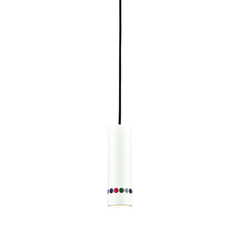 ΚΡΕΜΑΣΤΟ Φ/Σ 1XGU10 BUTTONS ΛΕΥΚΟ ΜΕΤ/ΚΟ IP20 D6XD10XH150CM