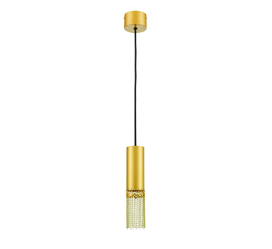 ΚΡΕΜΑΣΤΟ Φ/Σ 1XGU10 DOHA ΧΡΥΣΟ ΜΕΤ/ΚΟ IP20 D6XD8XH150CM