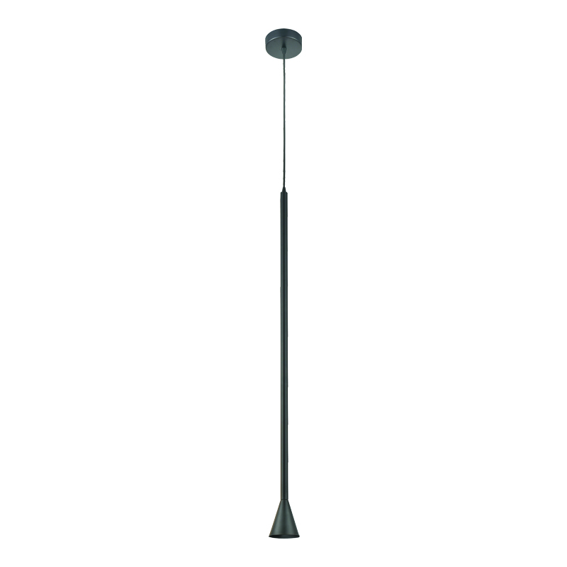 ΚΡΕΜΑΣΤΟ Φ/Σ 1ΧGU10 CLOUZOT ΜΑΥΡΟ ΜΕΤ/ΚΟ IP20 D7,5XD10XH190CM
