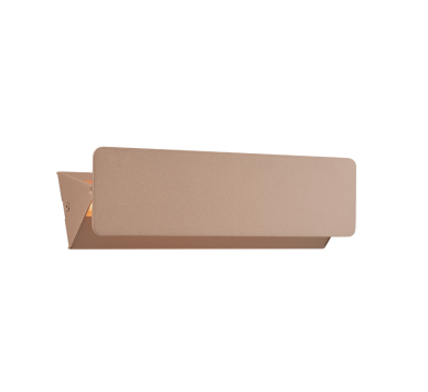ΕΠΙΤΟΙΧΟ Φ/Σ LED 10W 3000K ΑΛΟΥΜΙΝΙΟ ΧΡΥΣΟ 31X8X5,5CM PYRAMID