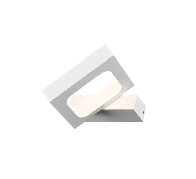 ΕΠΙΤΟΙΧΟ Φ/Σ LED 6W 3000K ΑΛΟΥΜΙΝΙΟ ΛΕΥΚΟ 14,5X13X3CM CYCLOP