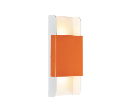 NETTO ΕΠΙΤΟΙΧΟ Φ/Σ LED 12W 3000K ΑΛΟΥΜΙΝΙΟ ΠΟΡΤΟΚΑΛΙ+ΛΕΥΚΟ 25X11X5