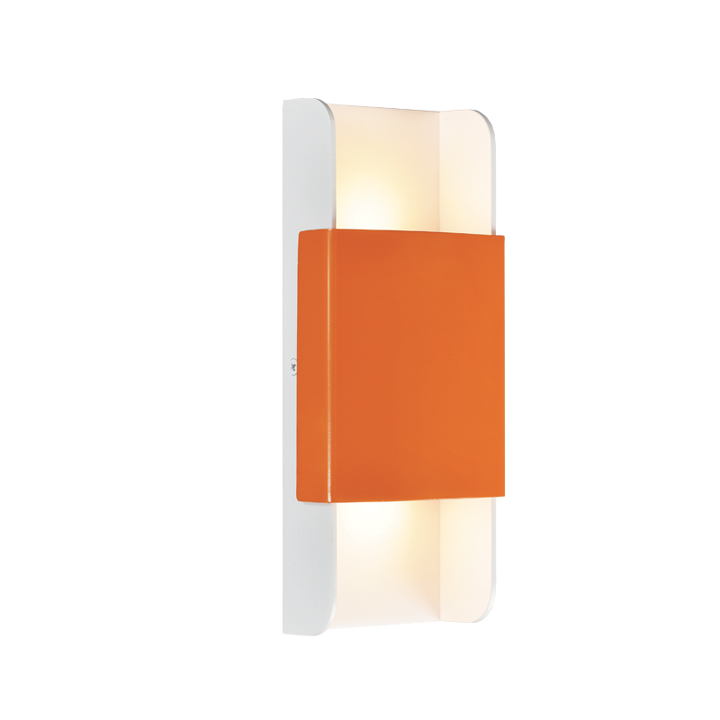 NETTO ΕΠΙΤΟΙΧΟ Φ/Σ LED 12W 3000K ΑΛΟΥΜΙΝΙΟ ΠΟΡΤΟΚΑΛΙ+ΛΕΥΚΟ 25X11X5