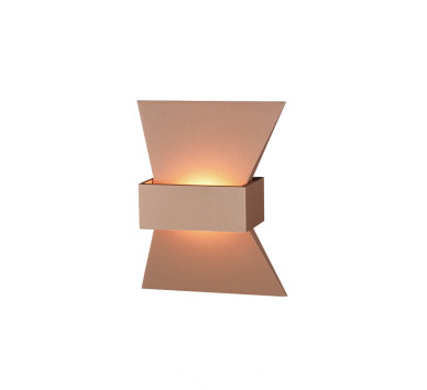 ΕΠΙΤΟΙΧΟ Φ/Σ LED 6W 3000K ΑΛΟΥΜΙΝΙΟ ΧΡΥΣΟ 20Χ16Χ7CM ELEGANT