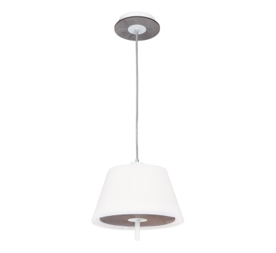 NETTO ΚΡΕΜ Φ/Σ 1ΧE27 ΑΠΟΧ ΤΣΙΜ MDF+ΛΕΥΚ ΜΕΤΑΛΛΟ+ΥΦΑΣΜ Φ28ΧΗ80CM