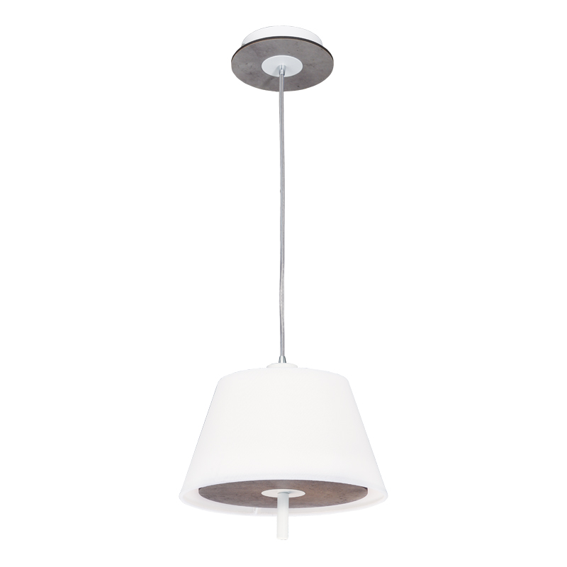 NETTO ΚΡΕΜ Φ/Σ 1ΧE27 ΑΠΟΧ ΤΣΙΜ MDF+ΛΕΥΚ ΜΕΤΑΛΛΟ+ΥΦΑΣΜ Φ28ΧΗ80CM