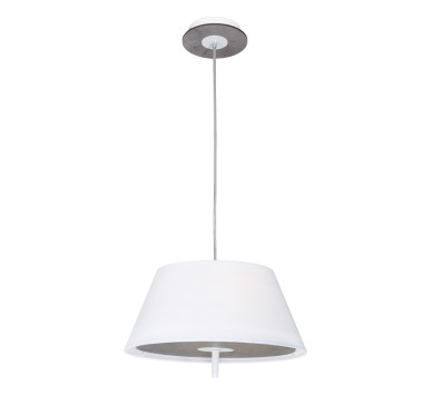 NETTO ΚΡΕΜ Φ/Σ 3ΧE27 ΑΠΟΧ ΤΣΙΜ MDF+ΛΕΥΚ ΜΕΤΑΛΛΟ+ΥΦΑΣΜ Φ40ΧΗ80CM