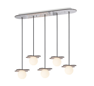 NETTO ΚΡΕΜΑΣ Φ/Σ 5ΧG9 ΑΠΟΧ ΠΑΛ ΞΥΛ MDF+ΛΕΥΚ ΓΥΑΛΙ 63Χ15ΧΗ60CM