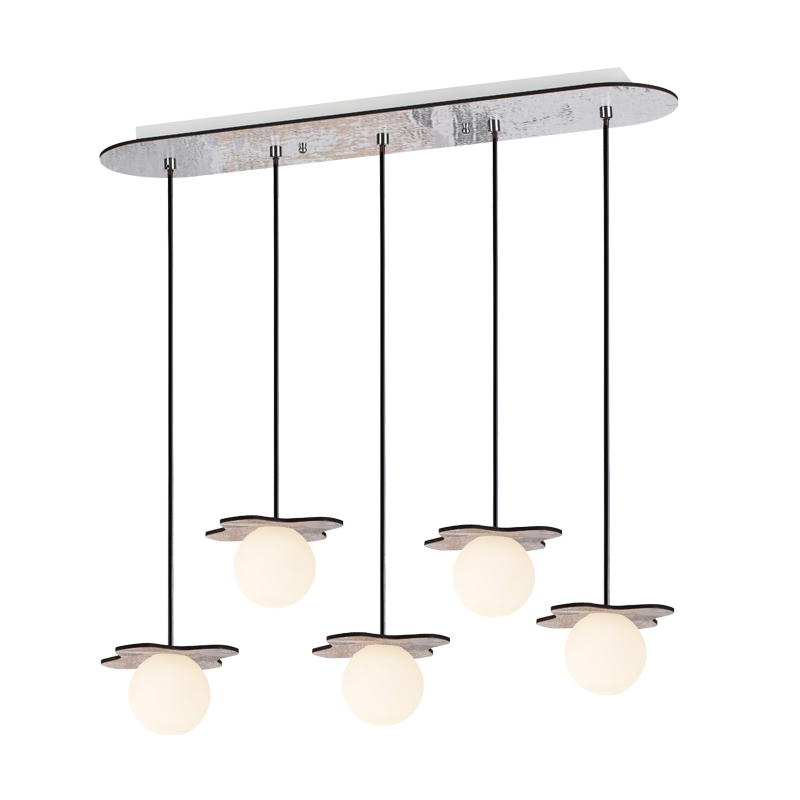 NETTO ΚΡΕΜΑΣ Φ/Σ 5ΧG9 ΑΠΟΧ ΠΑΛ ΞΥΛ MDF+ΛΕΥΚ ΓΥΑΛΙ 63Χ15ΧΗ60CM