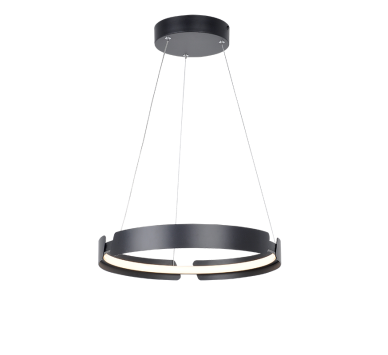 NETTO ΚΡΕΜΑΣΤΟ Φ/Σ LED 23W 3000K 1840LM ΜΑΥΡΟ ΑΛΟΥΜΙΝΙΟ D40XH150CM THEMIDA