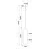 ΚΡΕΜΑΣΤΟ Φ/Σ LED 8W 3000K 560LM VENUS ΧΡΩΜΙΟ ΜΕΤ/ΚΟ IP20 15Χ2,3ΧH230CM