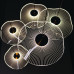 ΚΡΕΜΑΣΤΟ Φ/Σ LED 25W 3000K 1750LM NINFEA ΟΡΕΙΧΑΛΚΟ ΜΕΤ/ΚΟ IP20 D55XH260CM