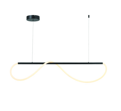 ΚΡΕΜΑΣΤΟ Φ/Σ LED 36W 3000K 2000LM KYMA ΜΑΥΡΟ ΜΕΤ/ΚΟ IP20 120Χ6XΗ215CM