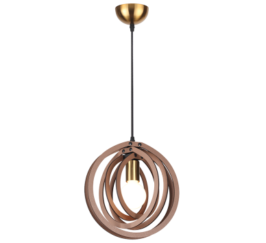 ΚΡΕΜΑΣΤΟ Φ/Σ 1ΧΕ27 ΑΝ.ΚΑΦΕ ΔΕΡΜΑ MDF D29XH100CM TRITON