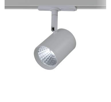 GREY LED TRACK LIGHT 7W 3000K 2WIRES 24° 700LM 230V Ra80