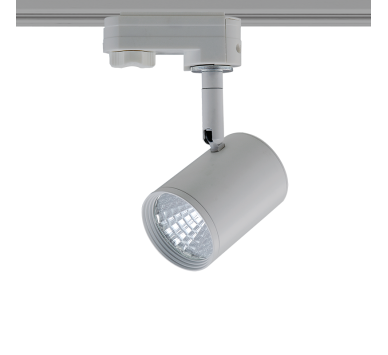 GREY LED TRACK LIGHT 7W 3000K 4WIRES 24° 700LM 230V Ra80