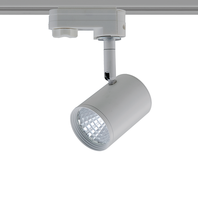 GREY LED TRACK LIGHT 7W 3000K 4WIRES 24° 700LM 230V Ra80