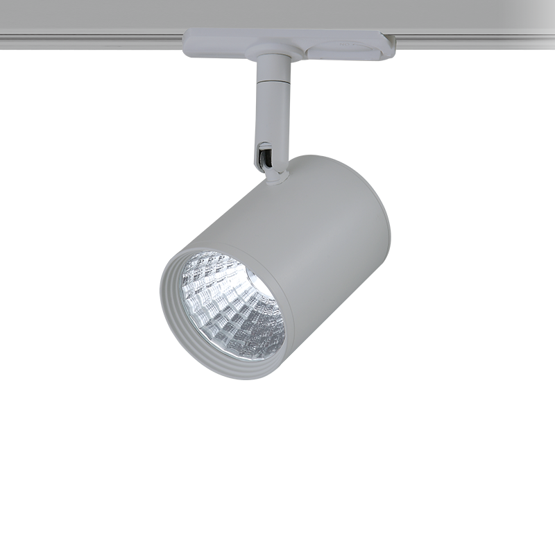 GREY LED TRACK LIGHT 7W 4000K 2WIRES 24° 760LM 230V Ra80