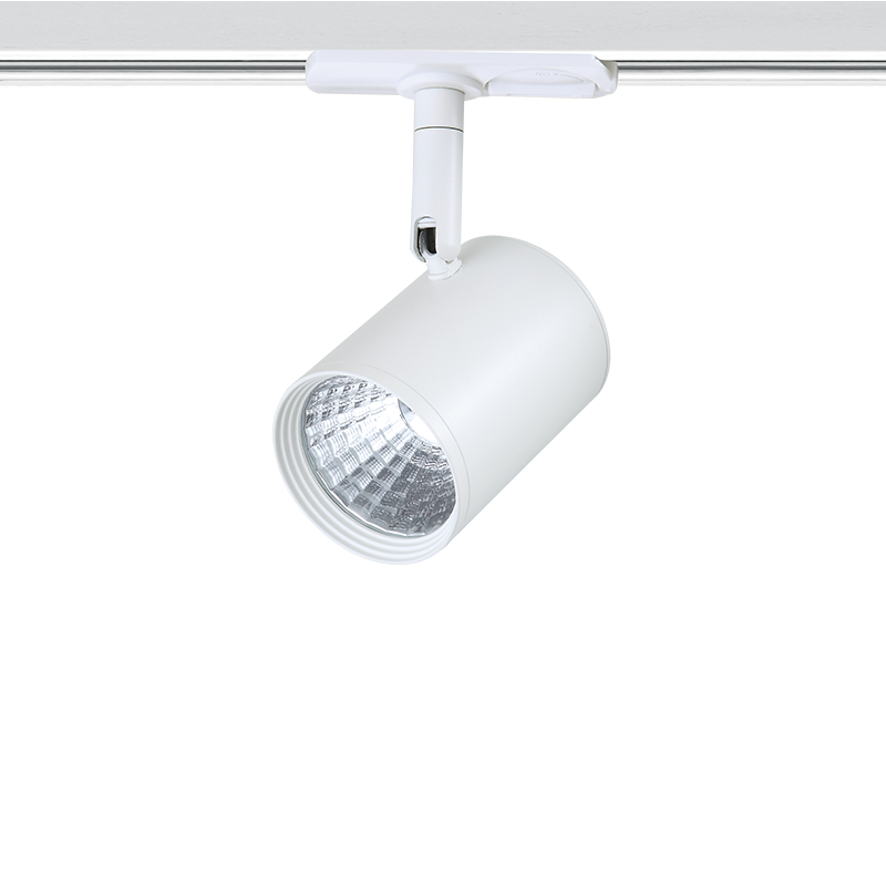 WHITE LED TRACK LIGHT 7W 4000K 2WIRES 24° 760LM 230V Ra80