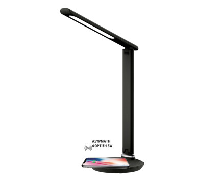 LED ΦΩΤΙΣΤΙΚΟ ΓΡΑΦΕΙΟΥ 7W 230V/5VDC CCT ΜΑΥΡΟ