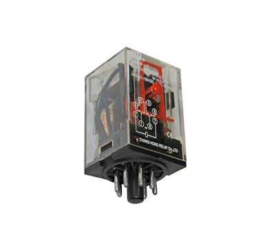 ΔΙΑΚΟΠΤΗΣ ΡΕΛΕ ΛΥΧΝΙΑΣ (LED&TEST) 8 ΠΟΔIA 6V DC